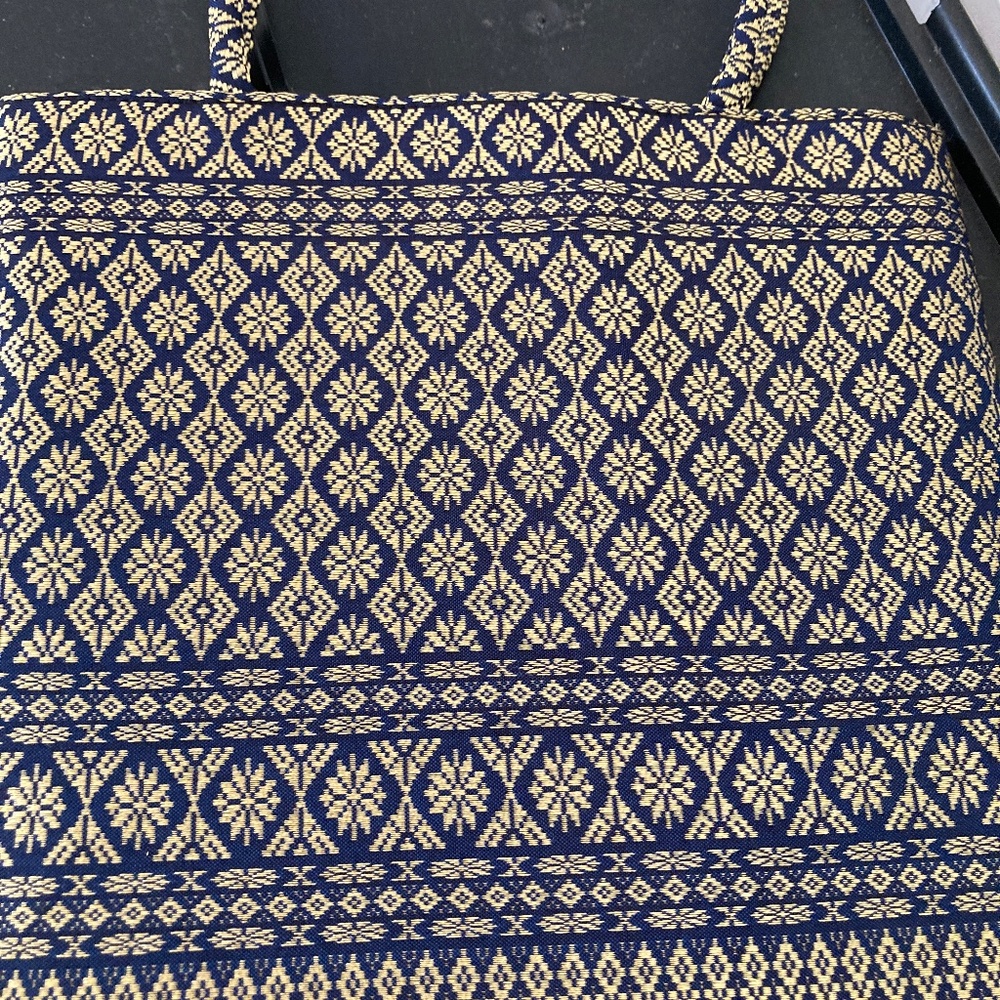 Navy and Gold Hand Bag - Picture 6 of 6